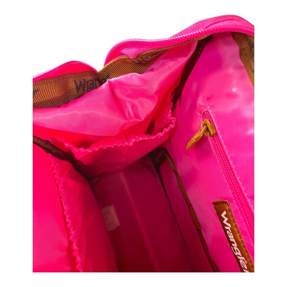 Wrangler Pink Aztec Backpack - Brand New with Tags - Picture 8 of 13